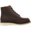 image:imageCarhartt 6 Moc Toe Waterproof Work Boots for Men  OilTanned Leather Boots with FastDry Lining DualDensity Rubber Wedge Traction Outsole EH RatedBrown Oil Tanned