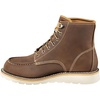 image:imageCarhartt 6 Moc Toe Waterproof Work Boots for Men  OilTanned Leather Boots with FastDry Lining DualDensity Rubber Wedge Traction Outsole EH RatedBrown