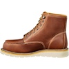 image:imageCarhartt 6 Moc Toe Waterproof Work Boots for Men  OilTanned Leather Boots with FastDry Lining DualDensity Rubber Wedge Traction Outsole EH RatedTan