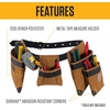 image:imageCarhartt 7 Pocket Tool Belt Carhartt Brown  Padded Rugged Tool Belt with Tool amp Fastener Storage Pockets 7 PocketCarhartt Brown