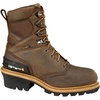 image:imageCarhartt 8 Waterproof Leather Logger Boot  Composite Toe Work Boots for Men with Goodyear Welt SlipResistant Outsole EH RatedCrazy Horse Brown Oil Tanned  Insulated