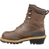 image:imageCarhartt 8 Waterproof Leather Logger Boot  Composite Toe Work Boots for Men with Goodyear Welt SlipResistant Outsole EH RatedCrazy Horse Brown Oil Tanned  Insulated