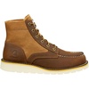 image:imageCarhartt Footwear FW6035 Moc Toe Wedge BootBrown Leather  Tan Duck