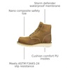 image:imageCarhartt Footwear FW6425M 6 Waterproof Moc Nano Toe Wedge Work BootLight Brown