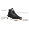 image:imageCarhartt Force Nano Toe Lightweight Mens Sneakers Boots  WaterResistant Leather Durable Midsole SlipResistant OutsoleBlack Textile