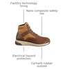 image:imageCarhartt Force Nano Toe Lightweight Mens Sneakers Boots  WaterResistant Leather Durable Midsole SlipResistant OutsoleBrown Leather  Tan Duck