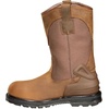 image:imageCarhartt Heritage WP 11 Soft Toe Wellington Mens Boots OilTanned Leather Storm Defender Waterproof FastDry LiningBison Brown Oil Tan