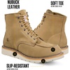 image:imageCarhartt Mens 6 Inch Moc Toe Wedge Work Boots Soft Toe  Premium nubuck leather upper offers lasting durability for everyday workCoyote