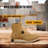 image:imageCarhartt Mens 6 Inch Moc Toe Wedge Work Boots Soft Toe  Premium nubuck leather upper offers lasting durability for everyday workCoyote