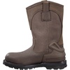 image:imageCarhartt Mens Heritage WP 11 Steel Toe Wellington  100 Leather AbrasionResistant Safety Toe amp Cushioned PU Comfort Waterproof Electrical Hazard ProtectionBrown Oil TanBrown Coated