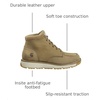 image:imageCarhartt Mens Millbrook 5 Moc Toe Wedge Boot  Slip and EH Resistant Oil Tanned Leather Breathable Membrane and Lightweight EVA Midsole Fastdry LiningCoyote Nubuck