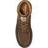 image:imageCarhartt Mens Millbrook 5 Moc Toe Wedge Boot  Slip and EH Resistant Oil Tanned Leather Breathable Membrane and Lightweight EVA Midsole Fastdry LiningDark Bison Oil Tanned
