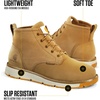 image:imageCarhartt Mens Millbrook WP 5 Wedge Boot  Work Boots for Men Slip amp Electrical Hazard Resistant Breathable Membrane Lightweight EVA Midsole 5 ShaftCoyote Nubuck
