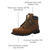 image:imageCarhartt Mens Traditional Welt 6 Steel Toe Work Boot ConstructionDark Bison Oil Tanned
