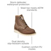 image:imageCarhartt Mens Waterproof 6 Moc Steel Toe Wedge Work BootDark Brown Oil Tanned