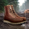 image:imageCarhartt Mens Waterproof 8 Moc Steel Toe Construction Wedge Work BootRedwood