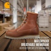 image:imageCarhartt Mens Waterproof 8 Moc Steel Toe Construction Wedge Work BootRedwood