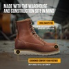 image:imageCarhartt Mens Waterproof 8 Moc Steel Toe Construction Wedge Work BootRedwood