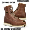 image:imageCarhartt Mens Waterproof 8 Moc Steel Toe Construction Wedge Work BootRedwood