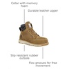 image:imageCarhartt Womens Millbrook 6 Waterproof Nano Toe Wedge BootLight Brown
