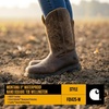 image:imageCarhartt Womens Montana 11 Waterproof Nano Square Toe Wellington Work BootDark Brown