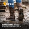 image:imageCarhartt Womens Montana 11 Waterproof Nano Square Toe Wellington Work BootDark Brown