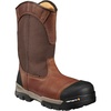 image:imageCarhartt Ground Force 10 Waterproof Wellington Boot  Breathable Composite Toe Work Boots for Men with EVA Midsole and Traction Outsole EH RatedRedBrown