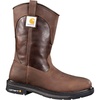 image:imageCarhartt Mens Rugged Flex Square toe 11 Steel Toe WellingtonBrownDark Brown