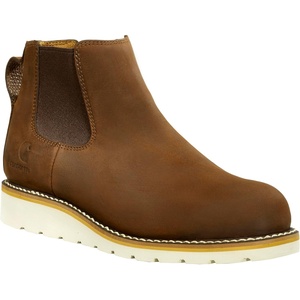 image:imageCarhartt Footwear FW5025 Womens Chelsea PullOn Wedge BootDark Bison Oil Tanned