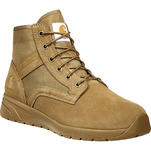 image:imageCarhartt Force Lightweight Sneaker Boots  FullGrain Leather Soft Round Toe SlipResistant with FastDry TechnologyCoyote