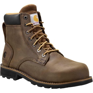 image:imageCarhartt Frontier Mens 6 Leather Composite Toe Work Boot Safety Slip Resistant and WaterproofMossy Brown