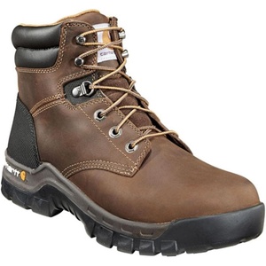 image:imageCarhartt Mens CMF6066 6 Inch Soft Toe BootBrown Oil Tanned Leather