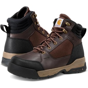 image:imageCarhartt Mens Force HD 6 Composite Toe Work Boot SlipResistant EH Rated FastDry LiningDark Brown