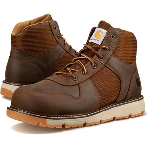 image:imageCarhartt Mens Millbrook Mid Wedge Work Boot  Lightweight Leather Slip Resistant Electrical Hazard Rated Jobsite FootwearBrown  Nano Toe