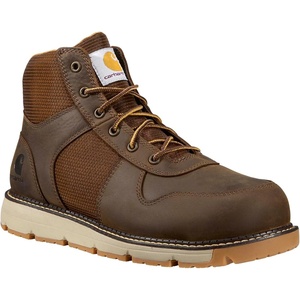 image:imageCarhartt Mens Millbrook Mid Wedge Work Boot  Lightweight Leather Slip Resistant Electrical Hazard Rated Jobsite FootwearBrown  Soft Toe