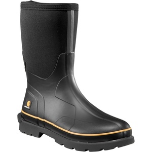 image:imageCarhartt Mens Mudrunner 10 Waterproof Soft Toe Rubber Boot 5mm Neoprene FastDry Lining EH RatedBlack