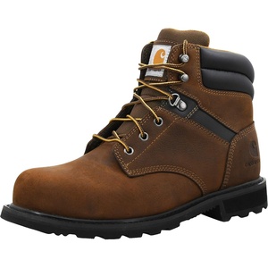 image:imageCarhartt Mens Traditional Welt 6 Steel Toe Work Boot ConstructionDark Bison Oil Tanned