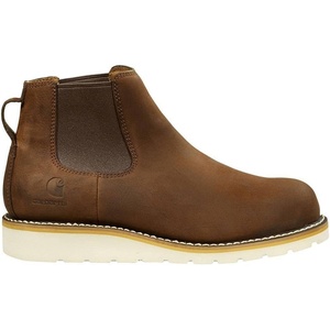 image:imageCarhartt Mens Wedge Chelsea BootsDark Brown  Steel Toe