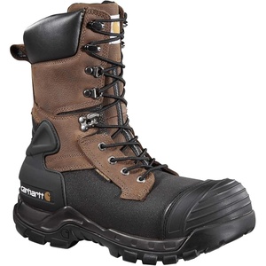 image:imageCarhartt Mens Yukon Pac 10Inch Work BootsBrown OiltanBlack Coated