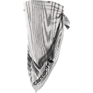 image:imageCarhartt Unisex Adult Force Lightweight BandanaWoodgrain Printlight GreyGrey Cloud
