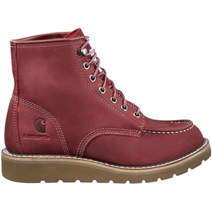 image:imageCarhartt Womens 6inch Moc Soft Toe Wedge BootsBurgundy