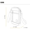 image:imageCarhartt 700D Nylon Duck Crossbody Wallet Slim and Portable Design Perfect for Concerts and Sporting EventsBlack