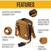 image:imageCarhartt 700D Nylon Duck Crossbody Wallet Slim and Portable Design Perfect for Concerts and Sporting EventsBlack