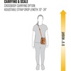 image:imageCarhartt 700D Nylon Duck Crossbody Wallet Slim and Portable Design Perfect for Concerts and Sporting EventsCarhartt Brown