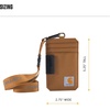 image:imageCarhartt 700D Nylon Duck ID Holder and Lanyard WMesh ID Window for Quick AccessBlack