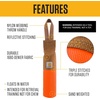image:imageCarhartt Canvas Bumper Training Dog Throw Hunter Orange S  Pet Tool Retrieving Bumper Rugged Nylon Duck Canvas Training Bumper Designed for Retrieval TrainingHunter Orange