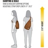 image:imageCarhartt Classic 10L MultiCarry Sling Bag Black  Durable Crossbody Backpack with Side Release Buckle Tablet Sleeve and Adjustable StrapBlack