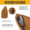 image:imageCarhartt Classic 10L MultiCarry Sling Bag Black  Durable Crossbody Backpack with Side Release Buckle Tablet Sleeve and Adjustable StrapCarhartt Brown