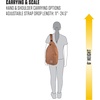 image:imageCarhartt Classic 10L MultiCarry Sling Bag Black  Durable Crossbody Backpack with Side Release Buckle Tablet Sleeve and Adjustable StrapCrossbody Backpack Carhartt Brown