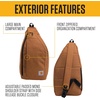 image:imageCarhartt Classic 10L MultiCarry Sling Bag Black  Durable Crossbody Backpack with Side Release Buckle Tablet Sleeve and Adjustable StrapCrossbody Backpack Gravel